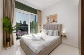 Contemporary Apartment with Burj Khalifa View